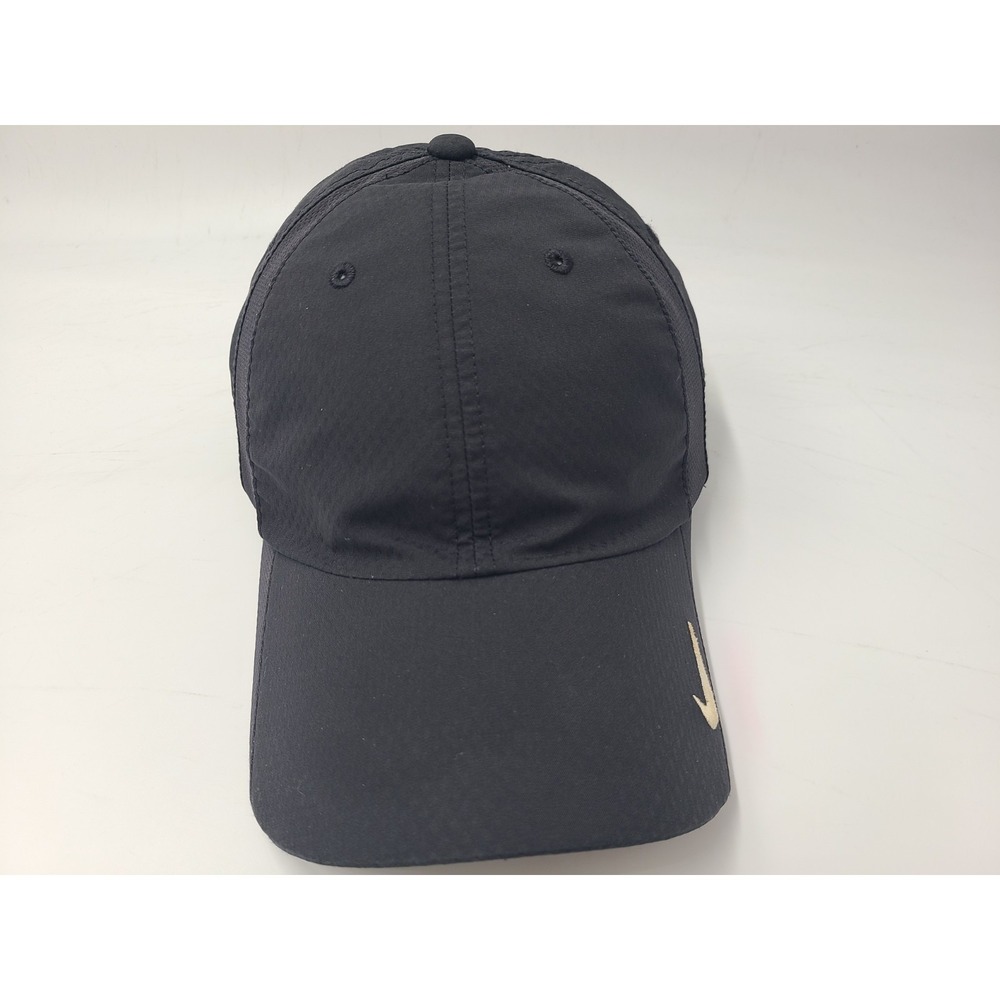 Nike Golf Adjustable Hat Cap Polyester Tennis Pickeball Casual Men Women Black